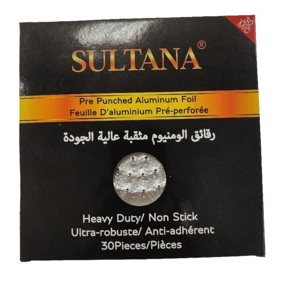 Sultana Pre-Punched Aluminum Foil -