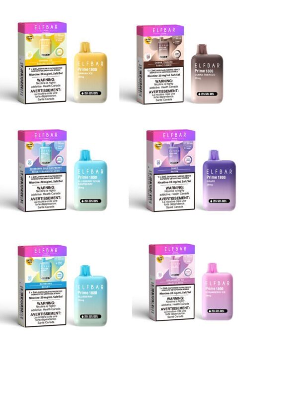 Elf Bar Prime 1800 PUFFS FEDERAL