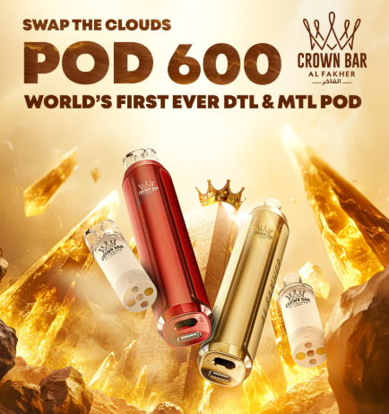 Al Fakher Crown Bar AF600 DTL Pod – Direct To Lung