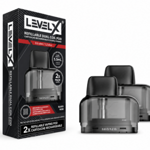 Level X Refillable Dual Coil Pod 5.5mL 0.6/1.2ohm